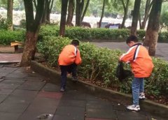 西渡镇滨江学校走出校门开展劳动教育社区实践活动