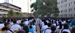 同向发力促双减 同心筑梦再出发 --蒸湘区呆鹰岭镇中学举行期中总结表彰大会