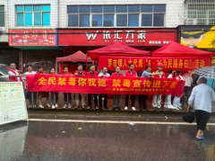 茅市镇开展人大代表“6.25为民服务日”暨“6.26国际禁毒日”宣传活动