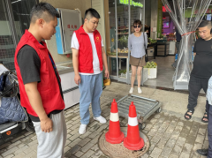 赤岗路社区：我为群众办实事——小井盖大隐患 迅速修复解民忧