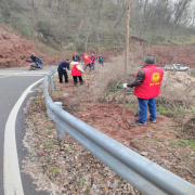 党建引领红色故土，植树造林绿润青山