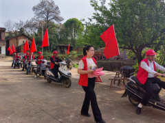 常宁市培元街道虎溪村： 多措并举开展森林防火宣传