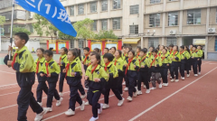 逐梦奔跑 强国有我 ——常宁市西江完小举行跑操比赛