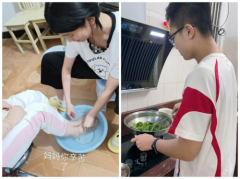 衡阳市七中母亲节前夕和当天掀起感恩热潮
