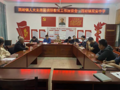 聚焦教育促发展，深入调研谋新篇 西岭镇人大主席团莅临双安中学调研指导