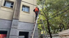 衡阳市珠晖区冶金街道换上“安心灯” 照亮居民回家路