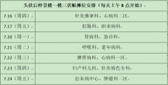 衡阳市中医医院“头伏特色贴”今日开贴